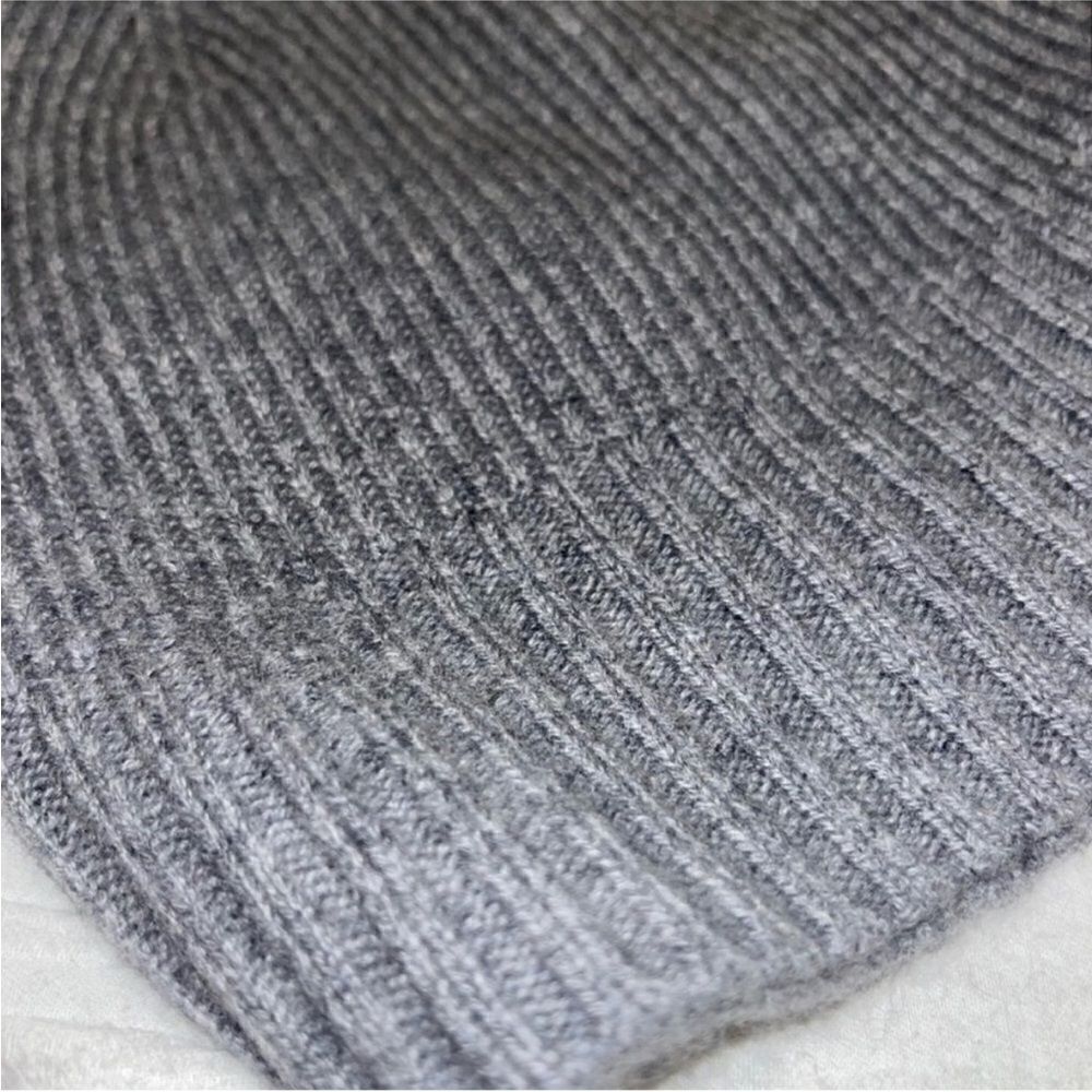 NORDSTROM 100% Cashmere Gray Knit
Beanie Hat - Picture 5 of 6